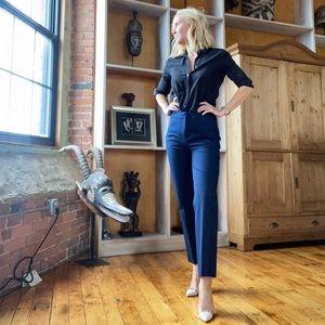 JCrew Kate straight leg pant in b-stretch cotton size 4